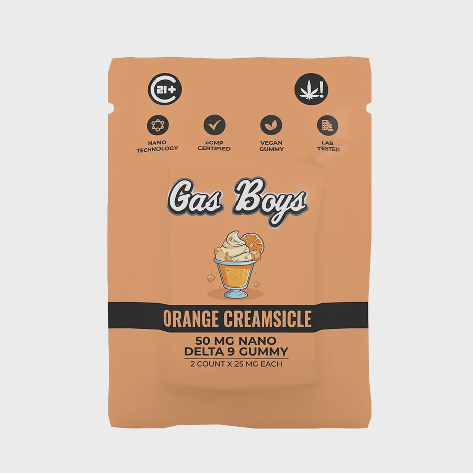 Orange Creamsicle D9 Gummy / 2 pack